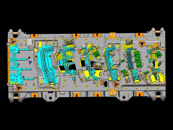 Progressive Die for Structural Parts